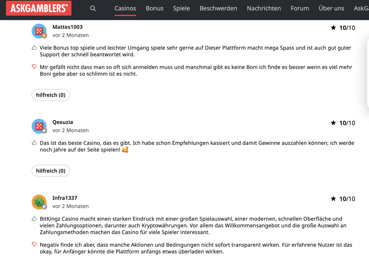 Bitkingz Erfahrungen zu Bonusaktionen mit Lob und Kritik an der Transparenz der Bedingungen